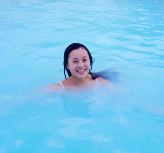 Swimming in the Blue Lagoon!