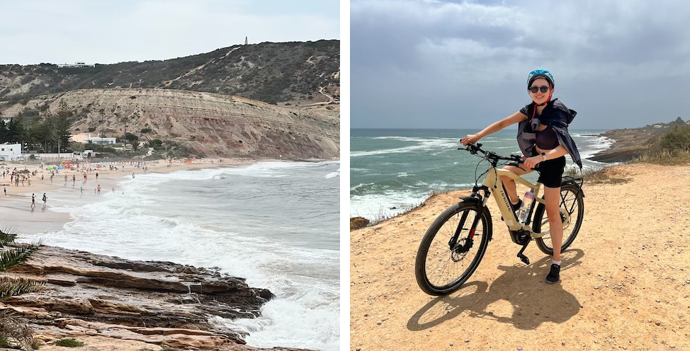 Bicycle trip to Praia de Luz and Burgau