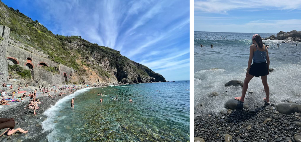 Riomaggiore beach
