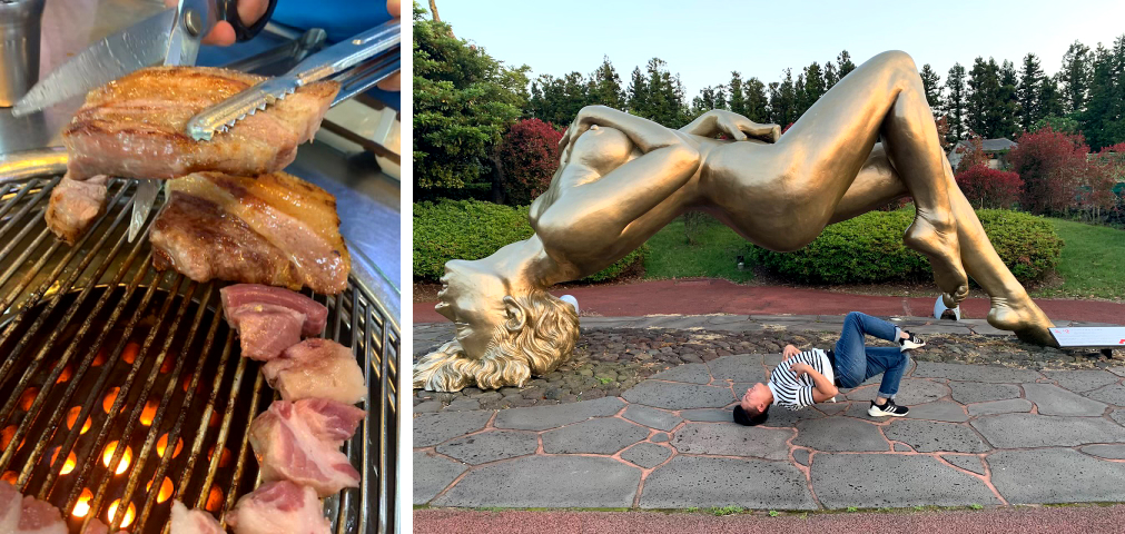 Black pork and NSFW Loveland statues