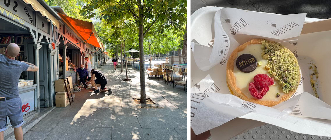 Booksellers and pastry