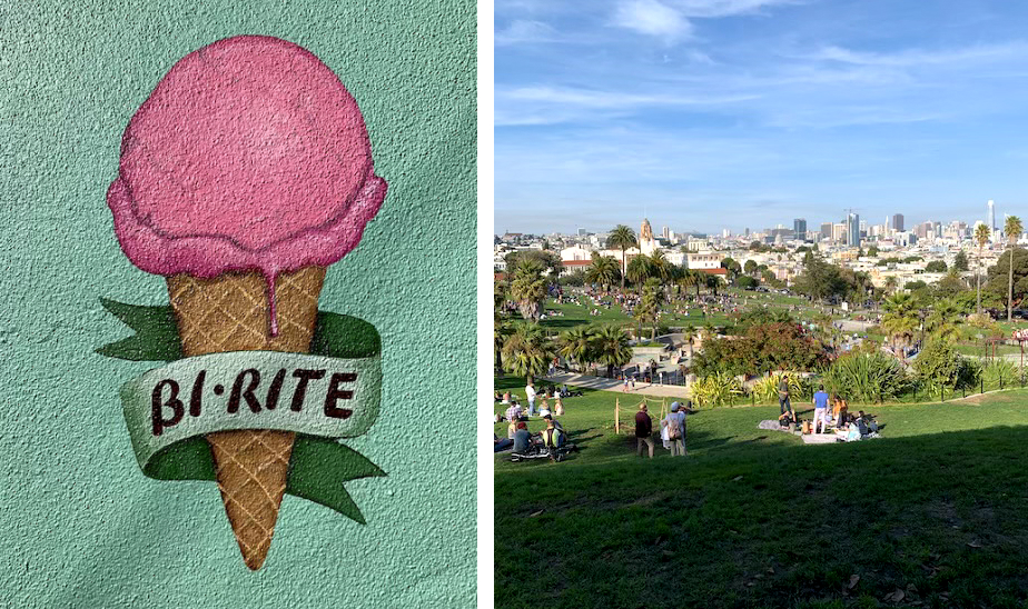 Mission dolores and ice cream