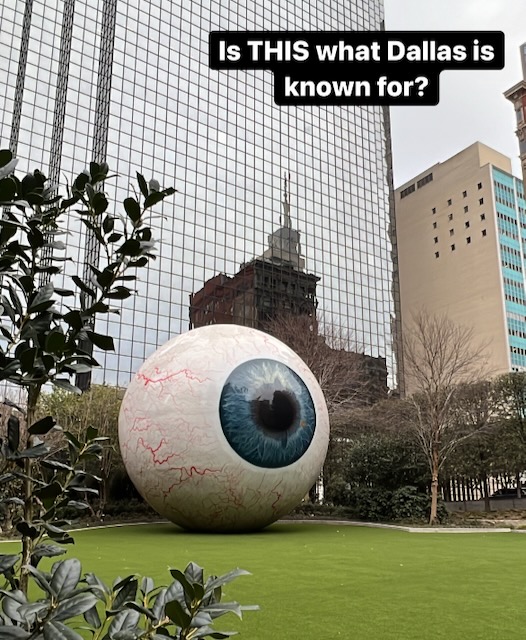 Giant eyeball